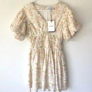 En Saison Callie Mini Dress Floral Puff Sleeve Babydoll Cottagecore Feminine